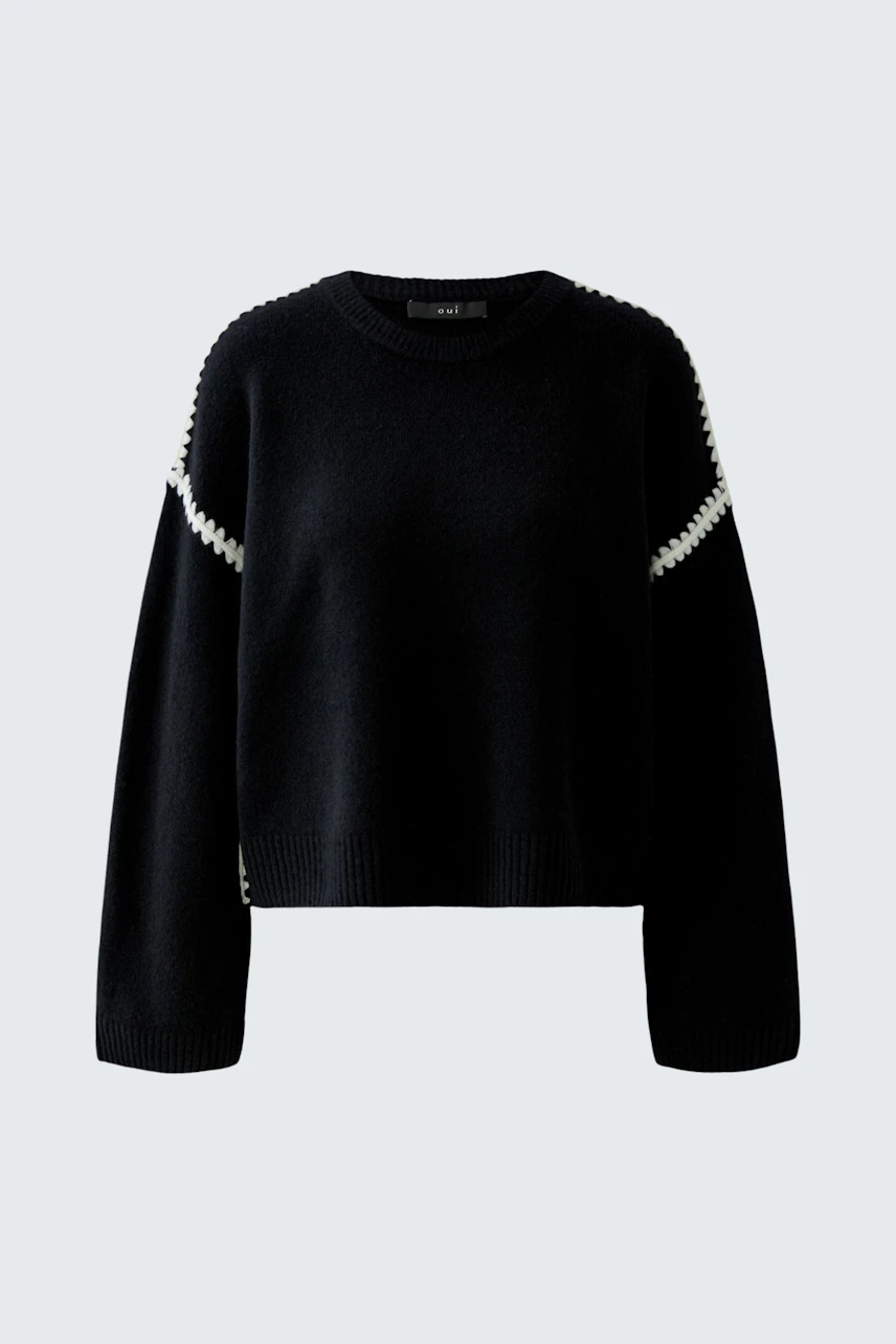 Bild 7 von pullover - black in black | Oui