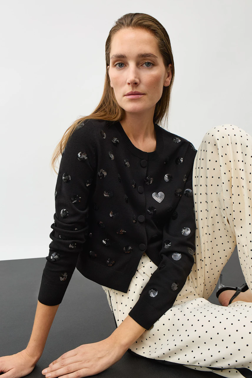 Bild 6 von Cardigan - black in black | Oui