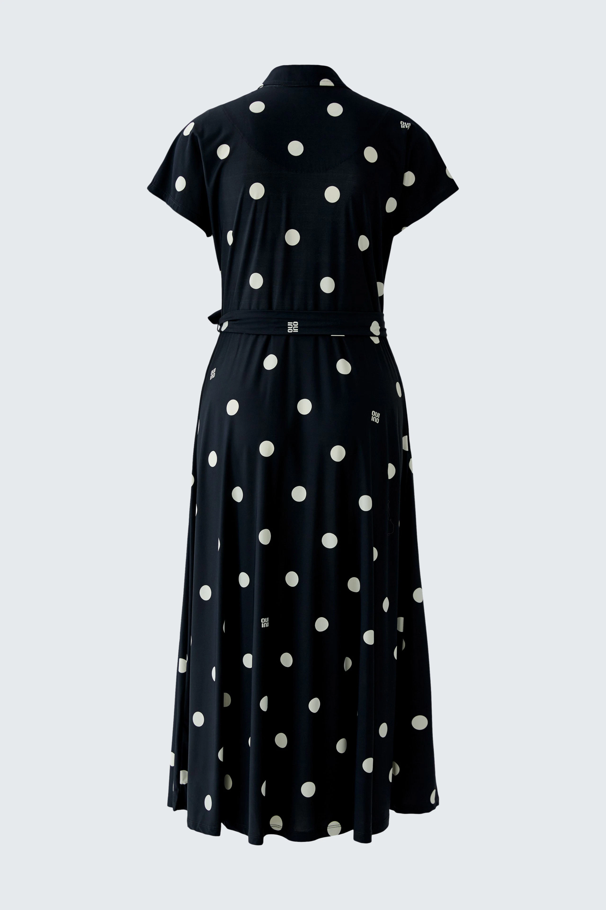 Bild 6 von Maxikleid Silky Touch - black offwhite in black offwhite | Oui