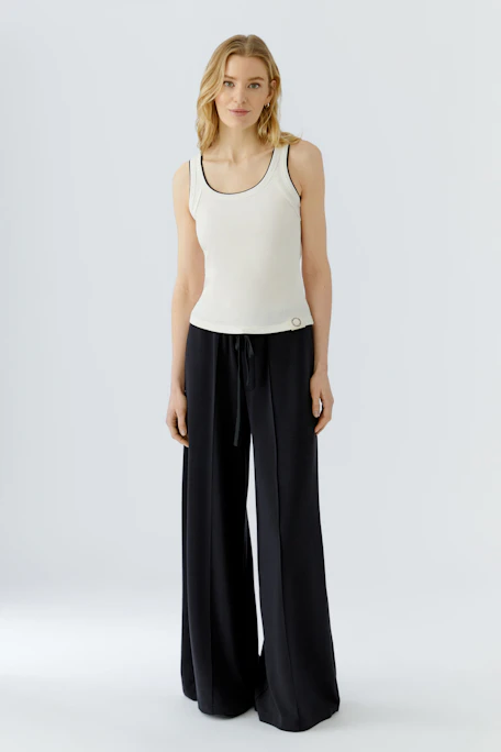 Tank Top - white black