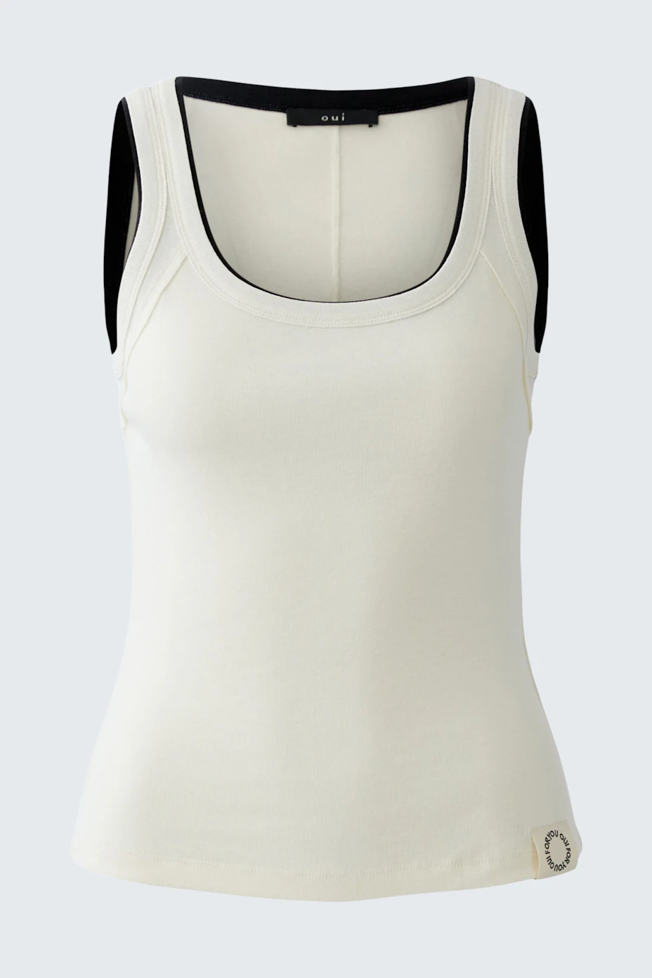 Tank Top - white black