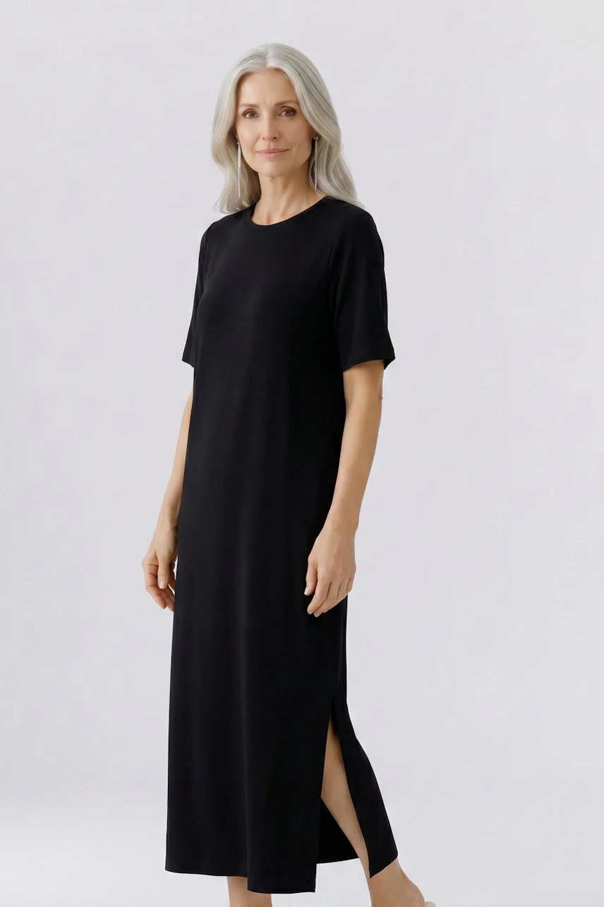 Bild 2 von Kleid Scuba - black in black | Oui