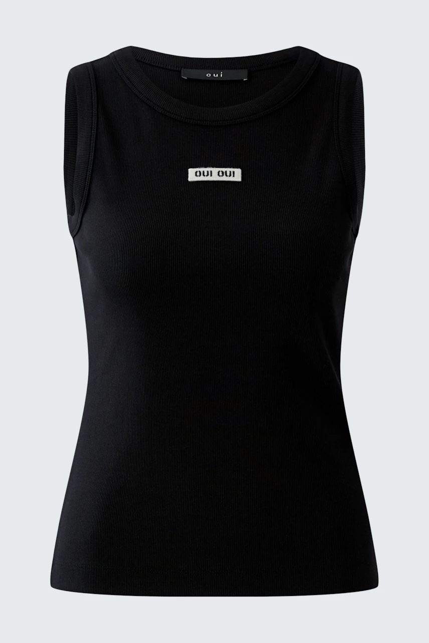 Bild 6 von Tank Top - black in black | Oui