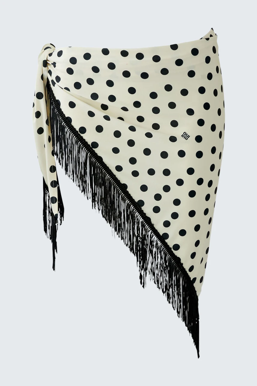 Bild 1 von Scarf - white black in white black | Oui