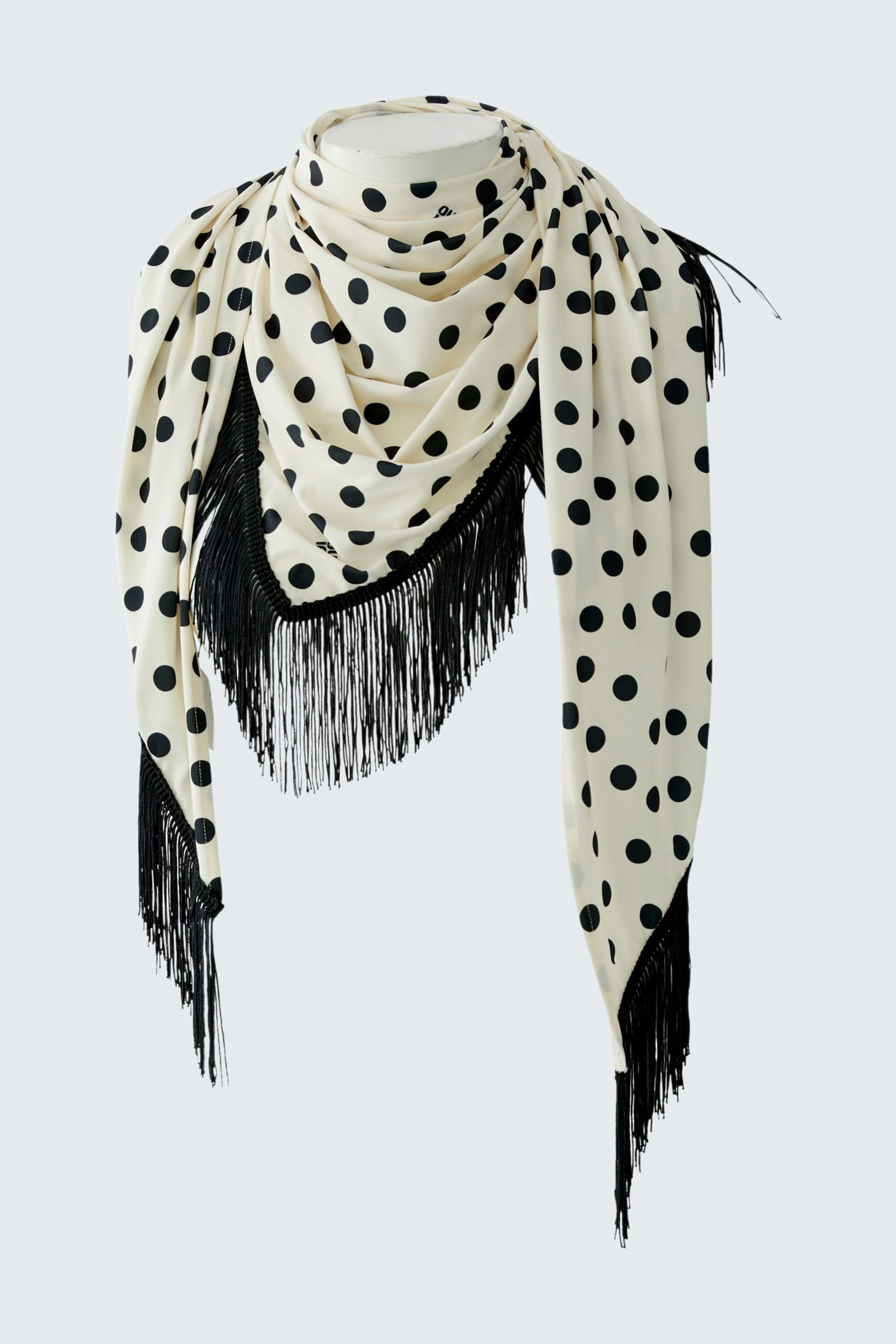 Bild 7 von Scarf - white black in white black | Oui