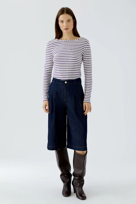 SUMIKO Long-sleeve shirt - rose white