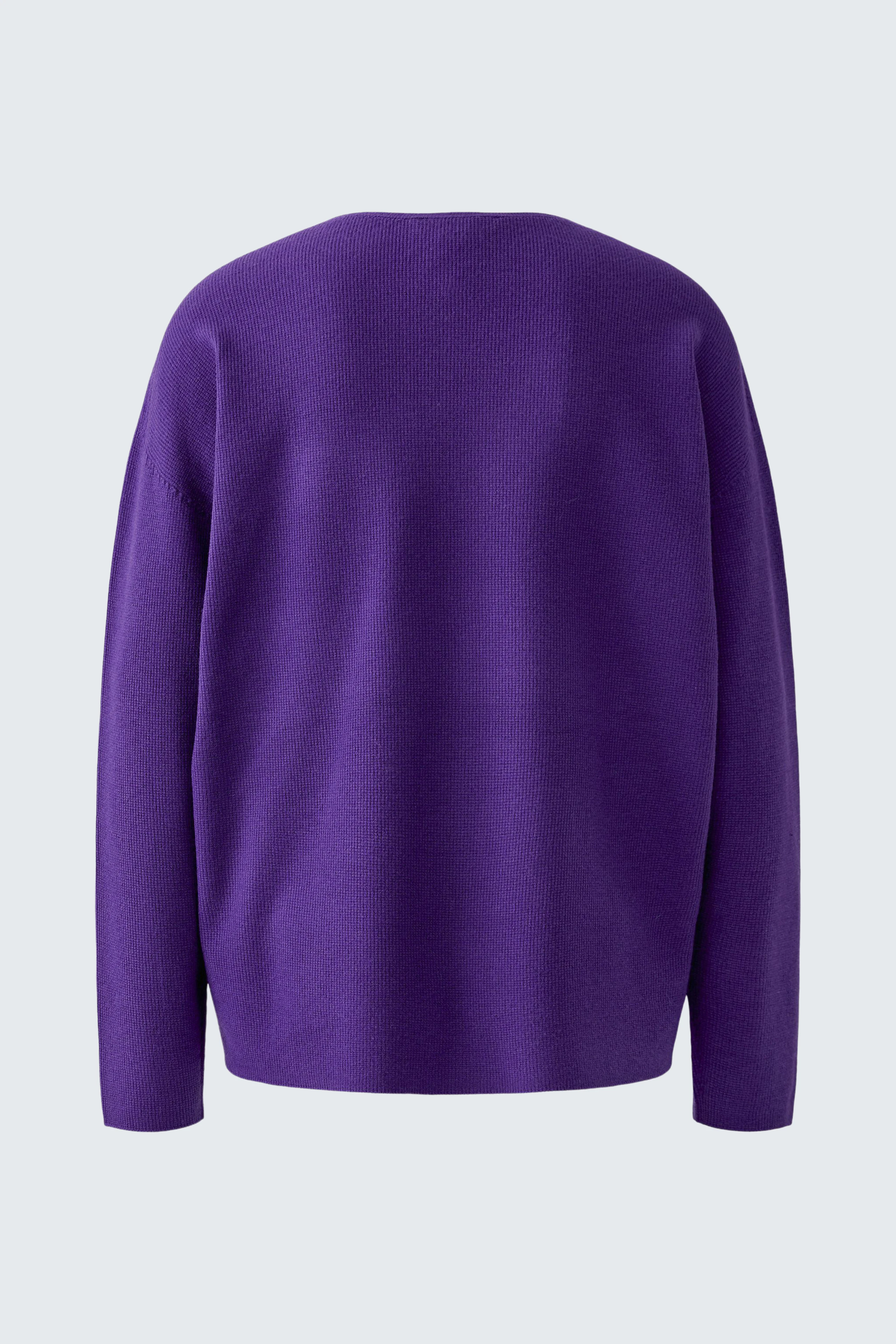 Vibrant purple pullover: Simple design, perfect for casual wear, shown without a model.