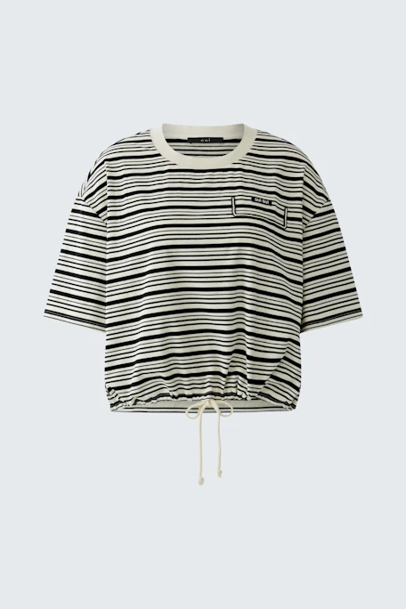 T-shirt - white black