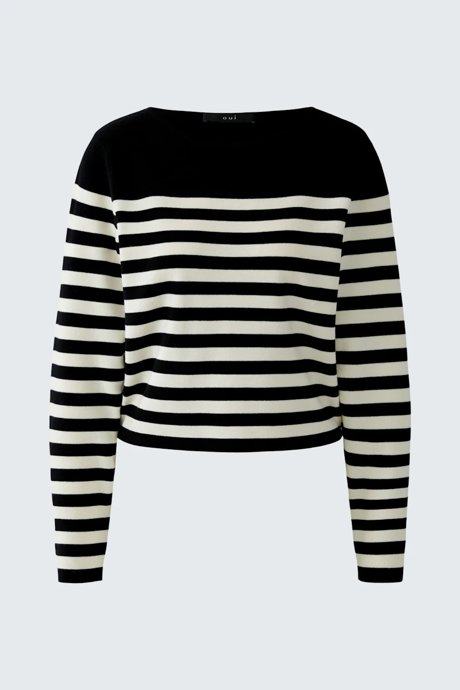 Pullover - black offwhite