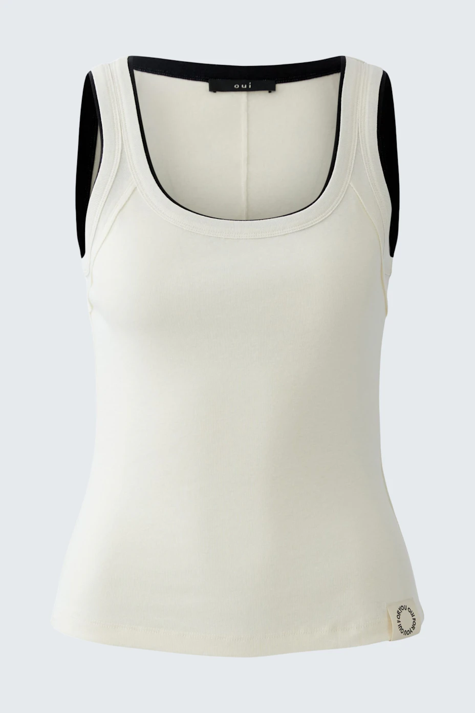 Tank Top - white black