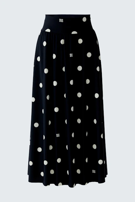 Maxi skirt - black offwhite