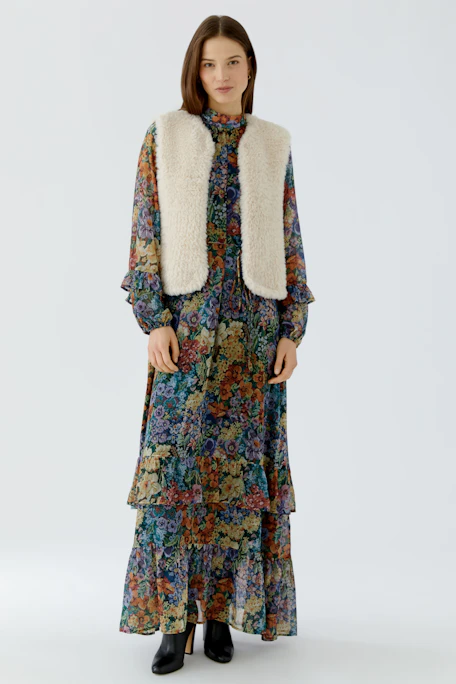 Knitted waistcoat - brown