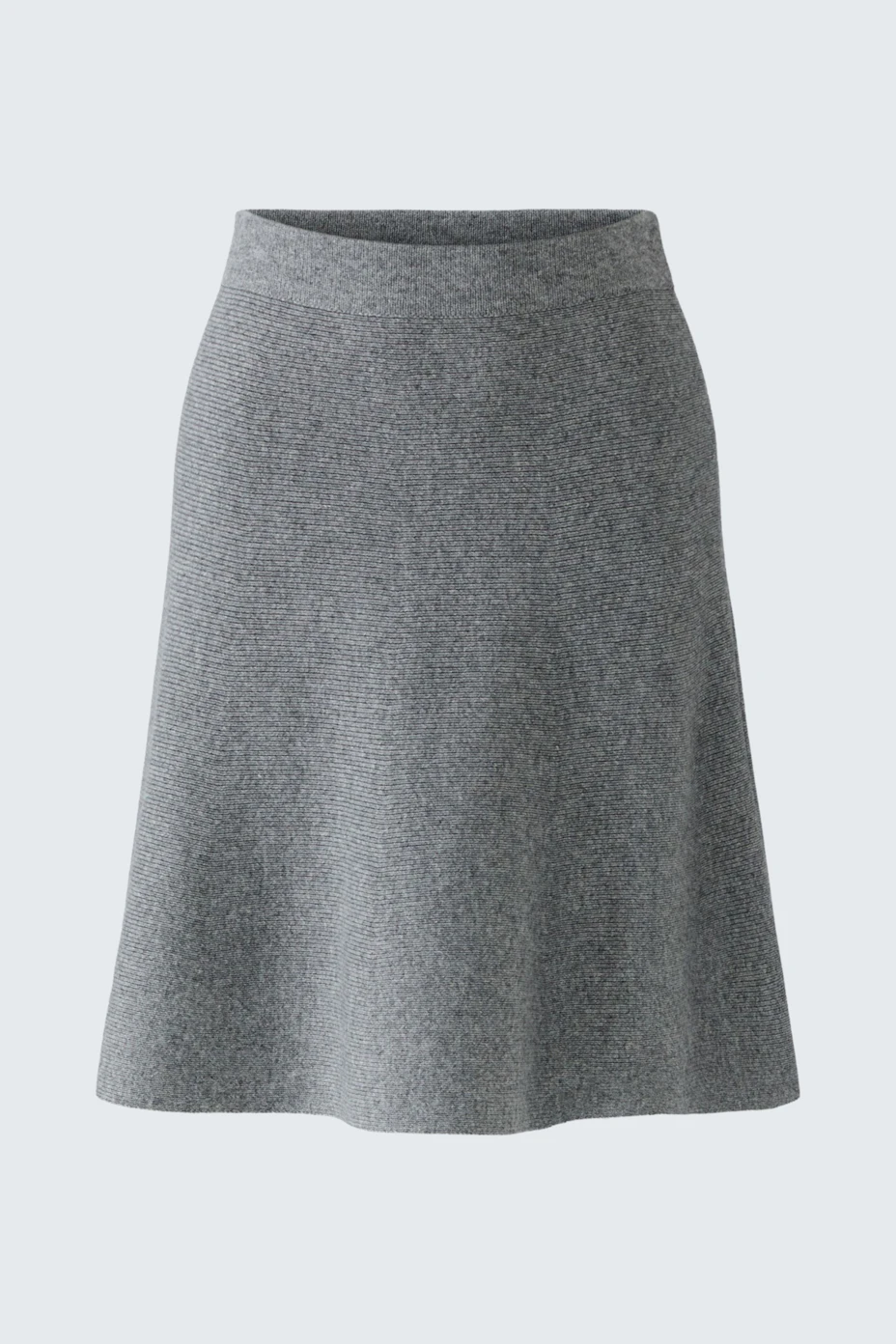 Knitted skirt - steel grey