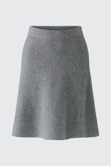 Knitted skirt - steel grey