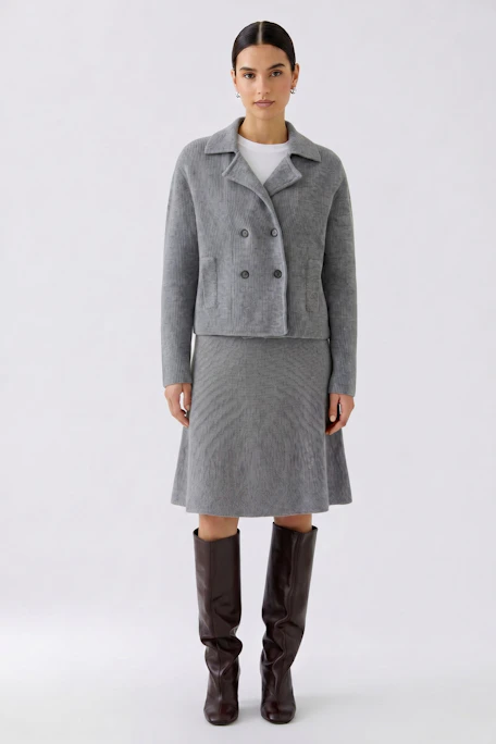 Cardigan - steel grey