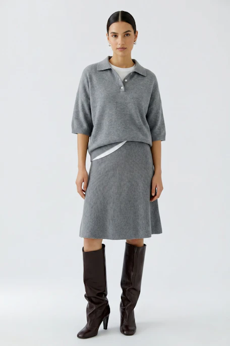 Pullover - steel grey
