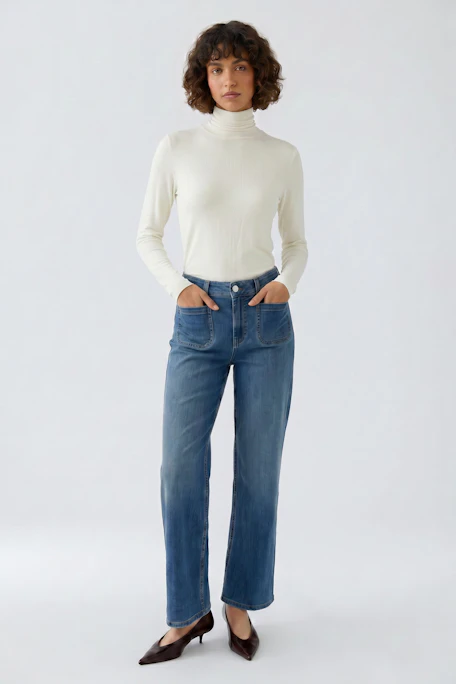 Long-sleeve shirt - gardenia