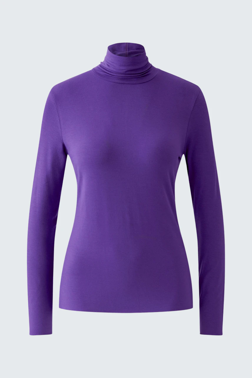 Image 6 of Long-sleeve shirt - amaranth purple in amaranth purple | Oui