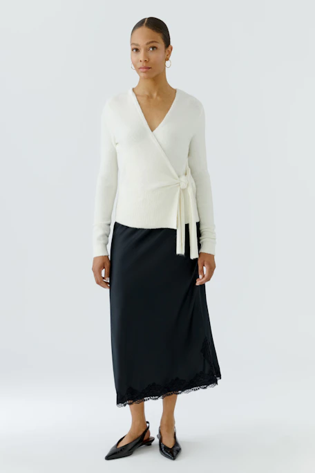 Satin skirt - ultra violett