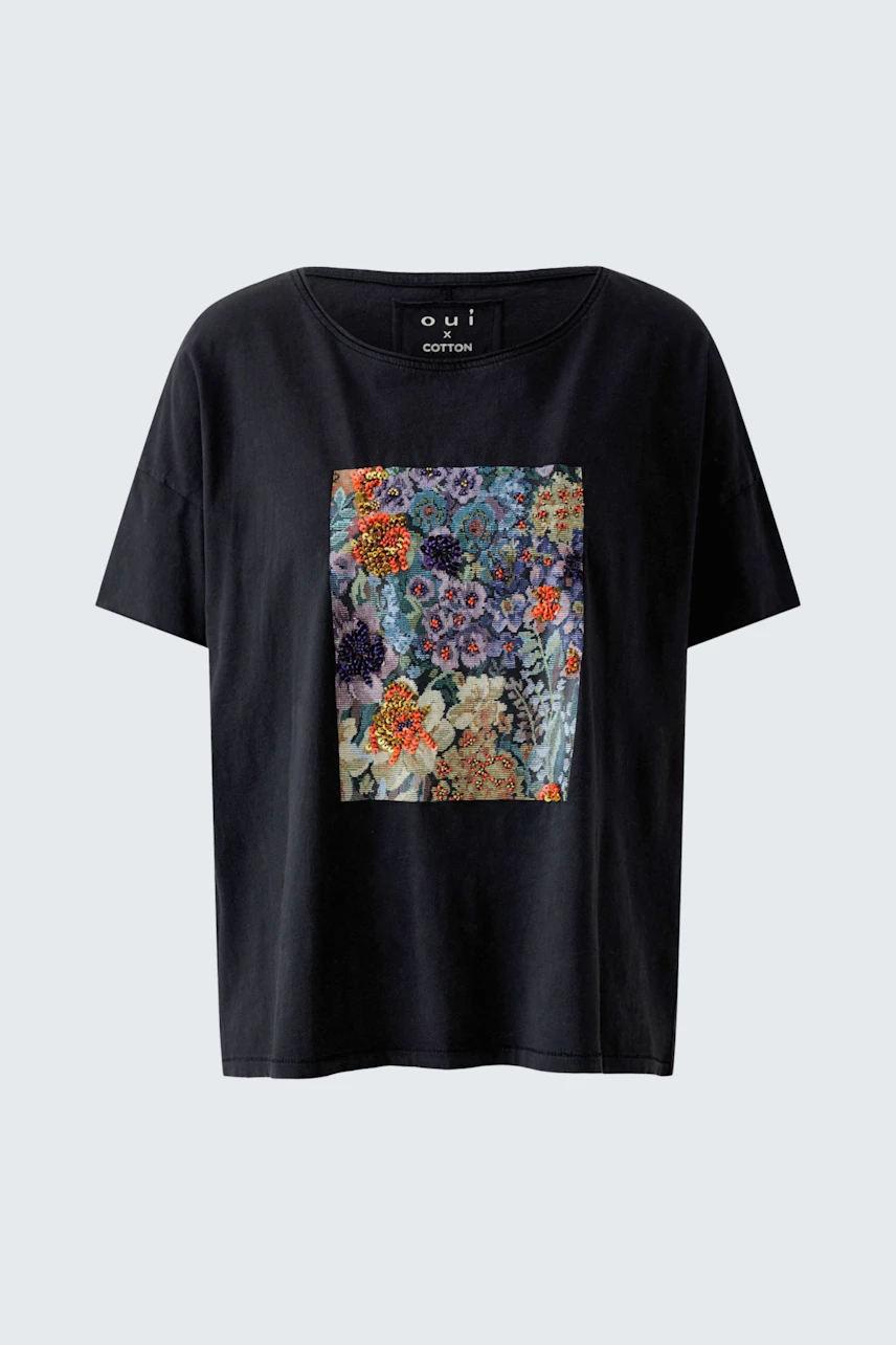 Bild 5 von T-Shirt - washed out black in washed out black | Oui