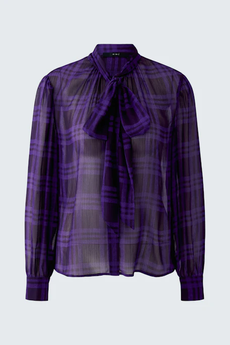 Lace blouse - darkviolett violett