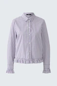 Hemdbluse - white violett