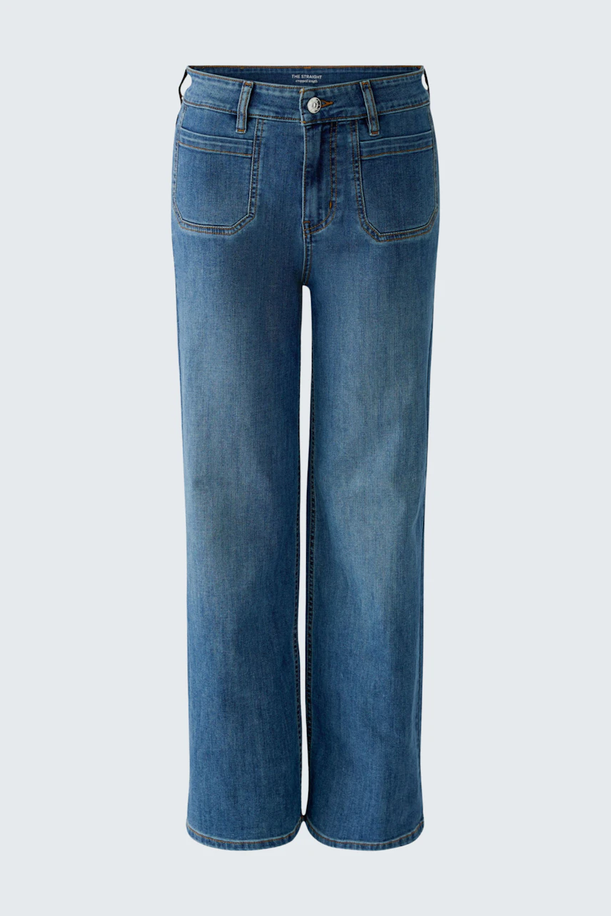 Image 6 of Jeans - bright blue denim in bright blue denim | Oui