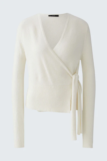 Wrap jacket - gardenia