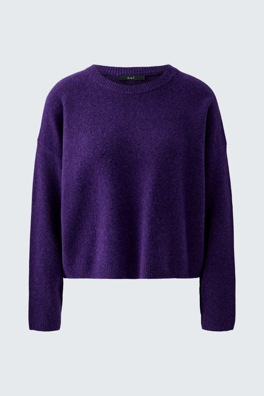 Image 5 of NILA pullover - ultra violett in ultra violett | Oui
