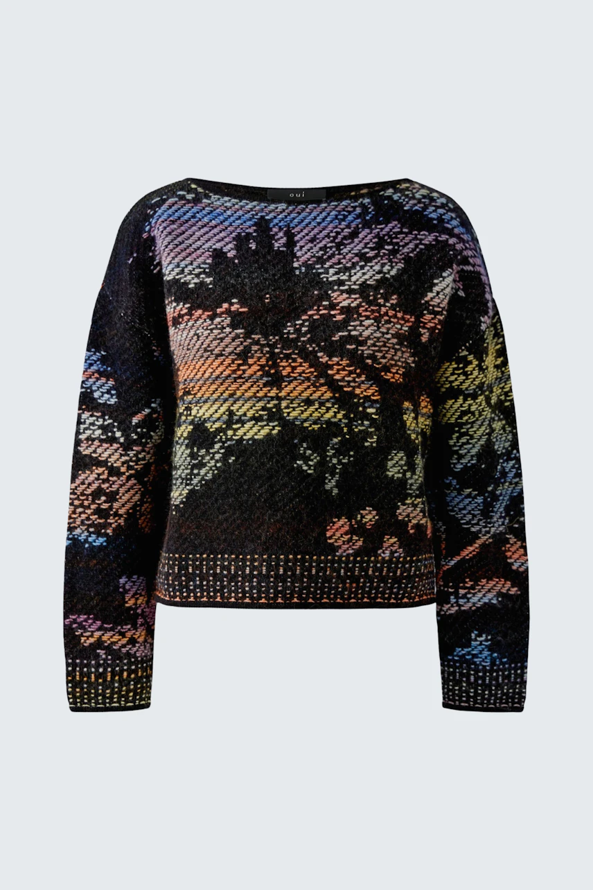 Image 3 of pullover - lilac yellow in lilac yellow | Oui
