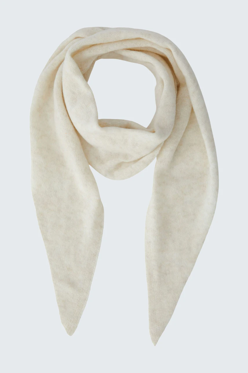 Image 1 of Triangle scarf - offwhite in offwhite | Oui