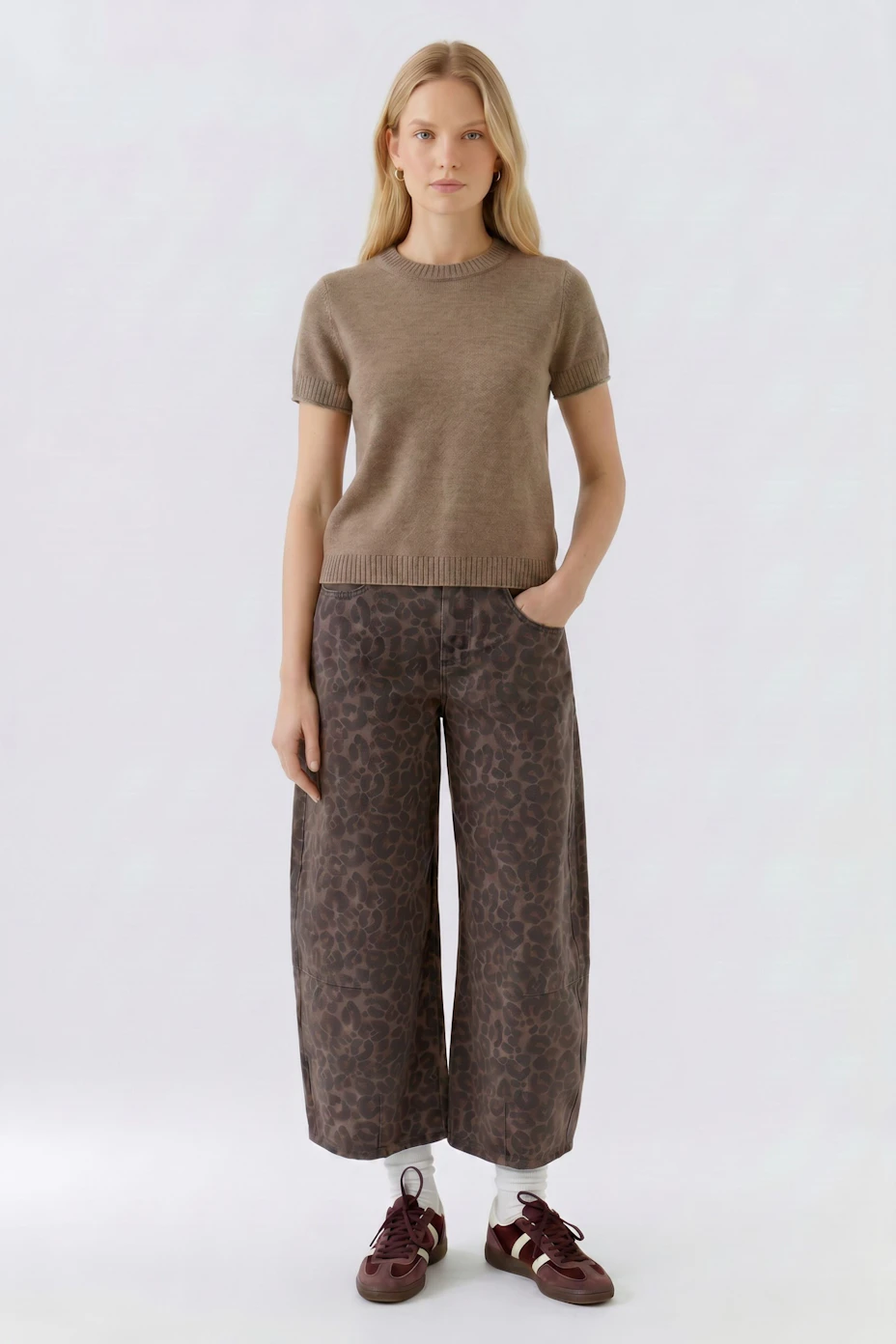 Pullover - Taupe Melange