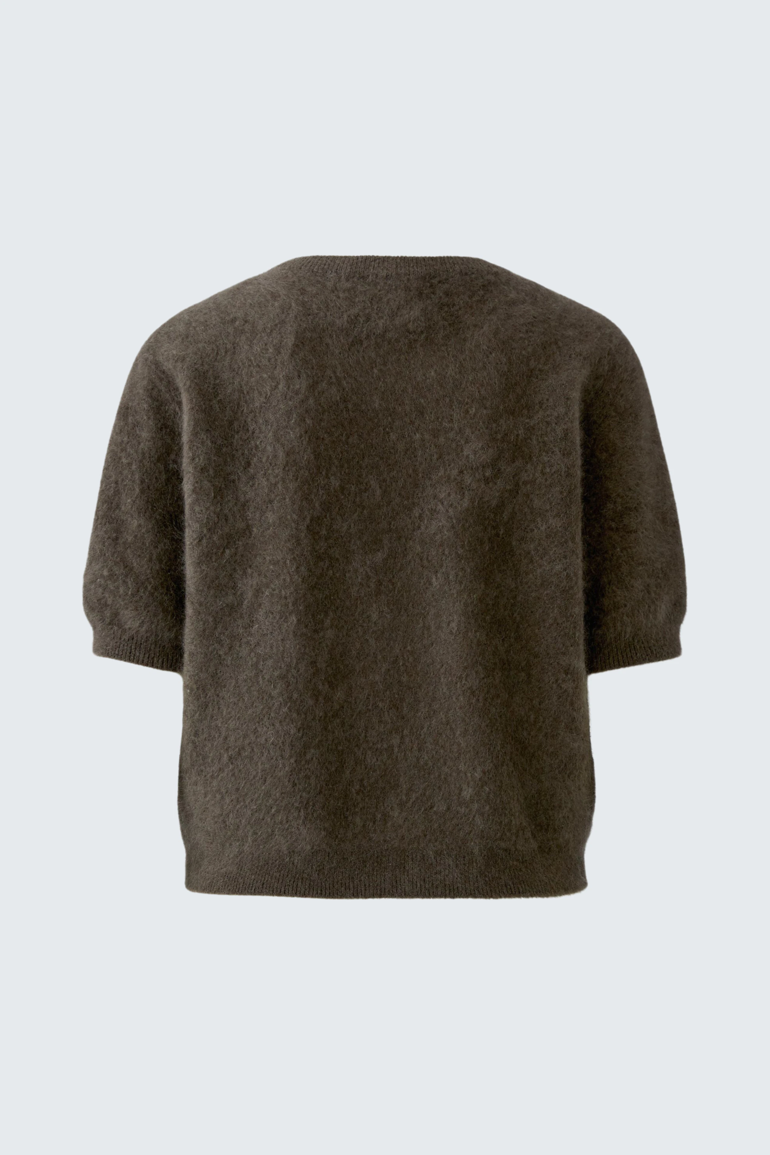Kuscheliger Damen-Pullover: Weicher, brauner Pullover ohne Model, ideal für gemütliche Tage.