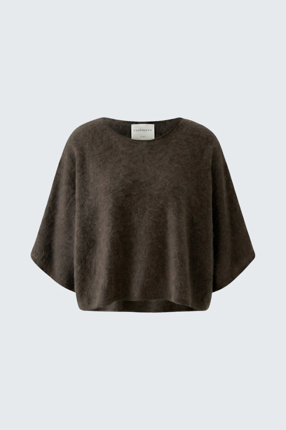 Kuscheliger Damen-Pullover: Weicher, brauner Pullover ohne Model, ideal für gemütliche Tage.