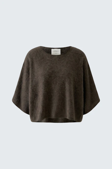 Kuscheliger Damen-Pullover: Weicher, brauner Pullover ohne Model, ideal für gemütliche Tage.
