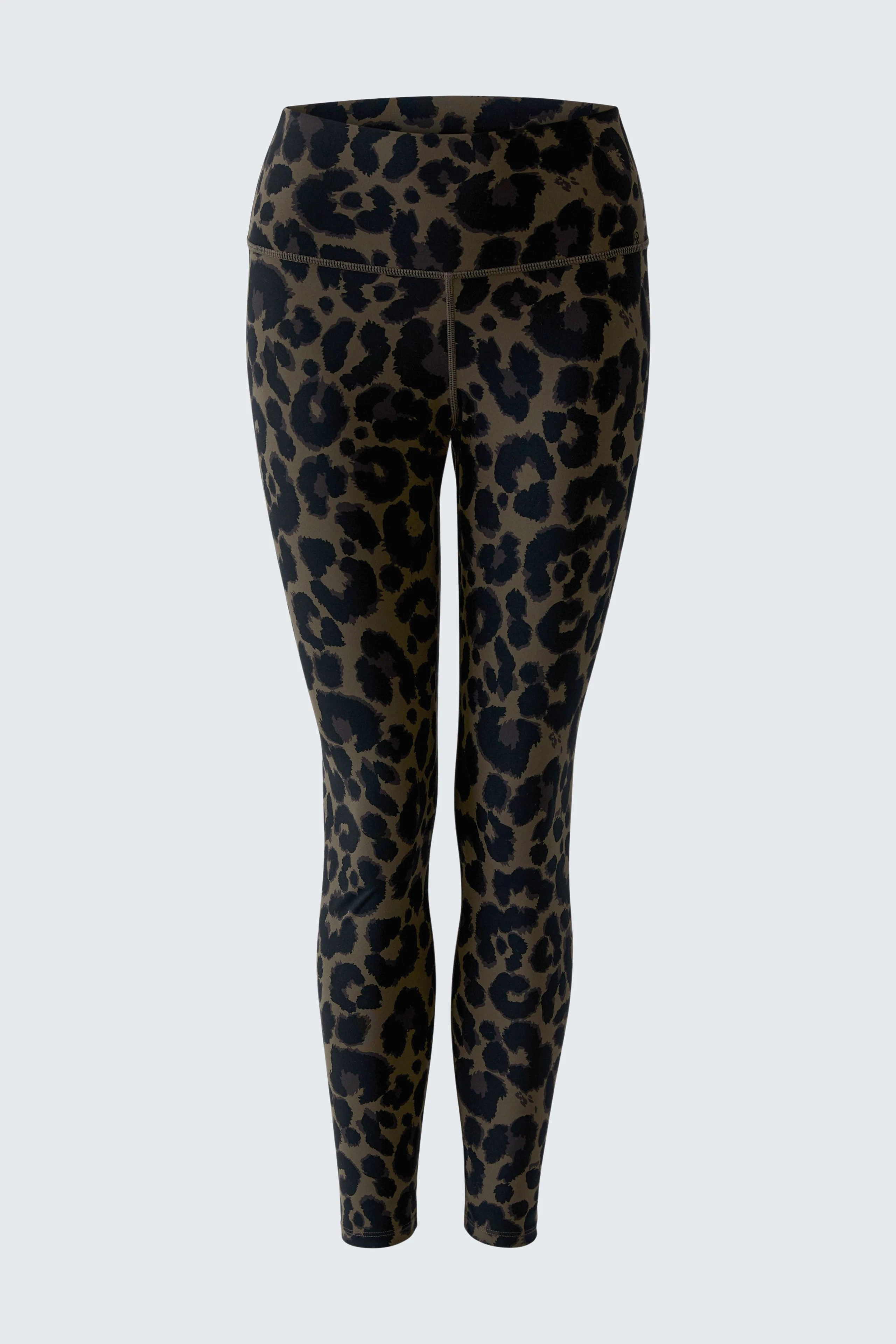 Leopard print leggings: Bold and stylish, perfect for a casual look. No model, just the leggings.