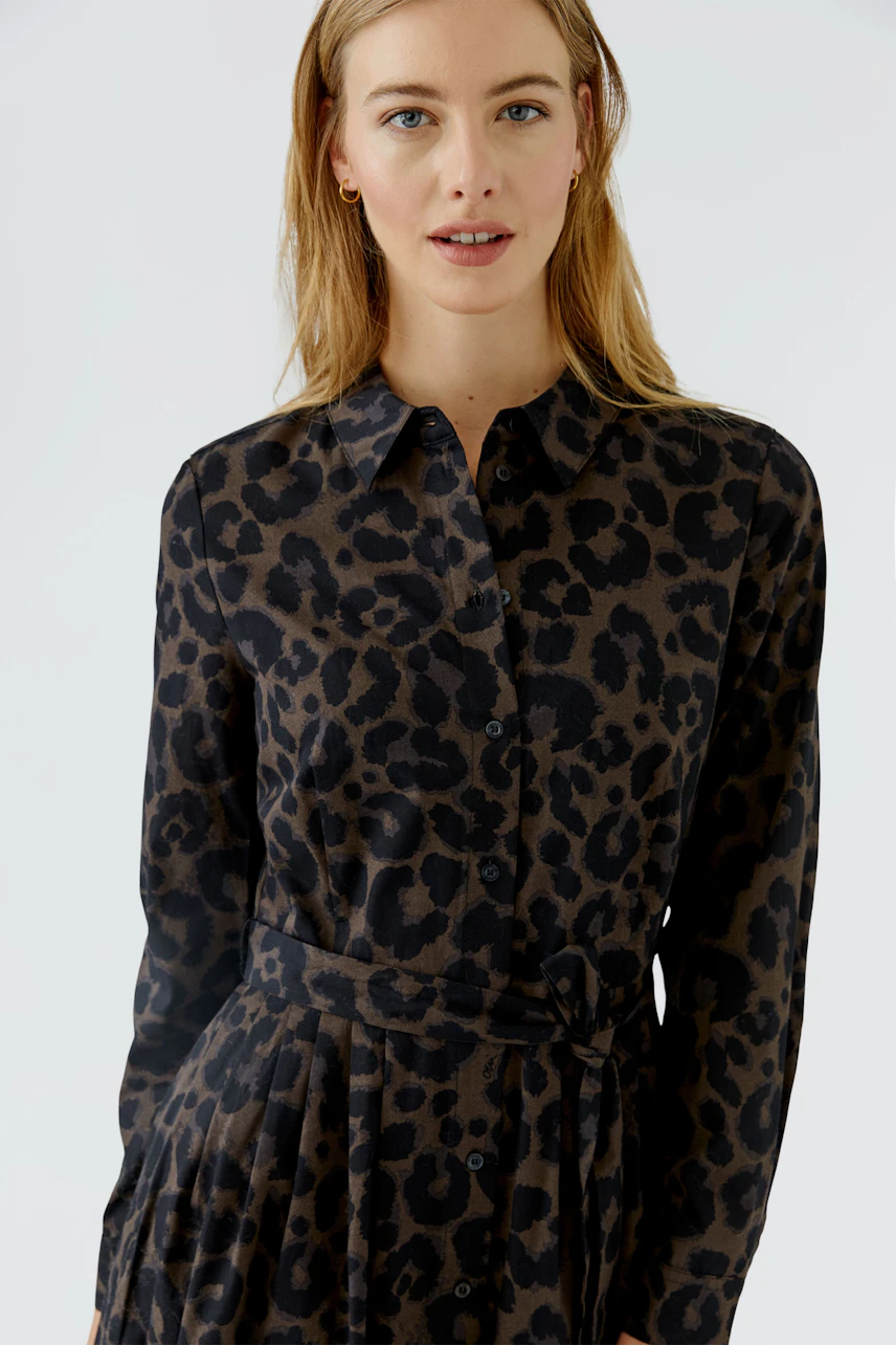 Image 5 of Midi dress - darkbrown grey in darkbrown grey | Oui