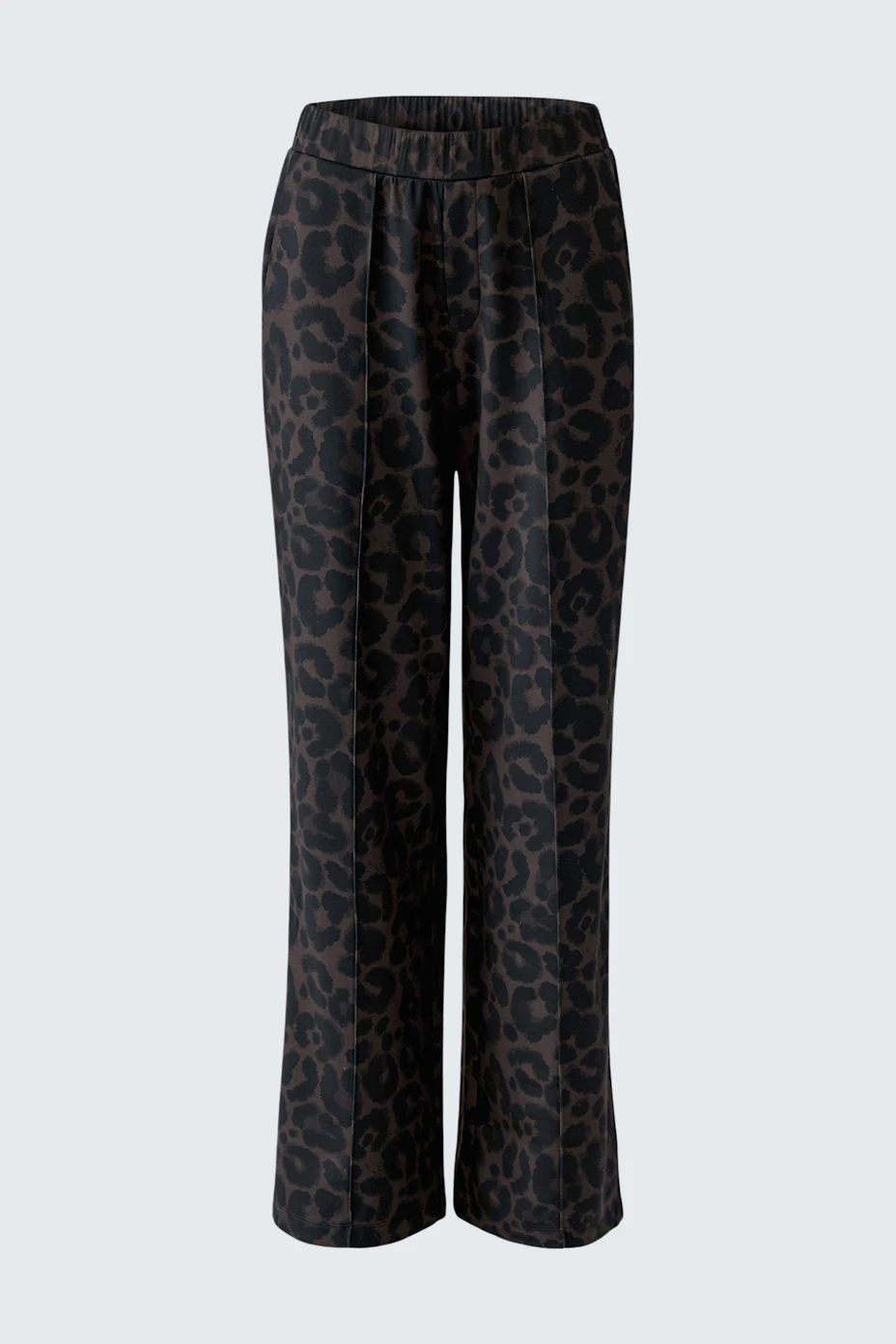 Weite Damen-Hose mit Leopardenmuster, ideal für einen lässigen Look.