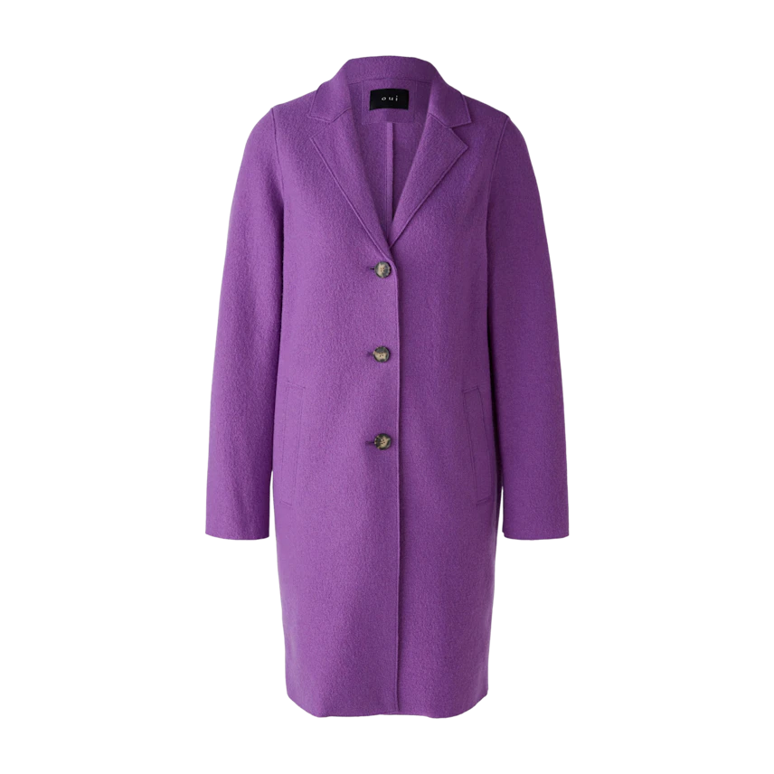 Image 6 of MAYSON Coat - bright violet in bright violet | Oui