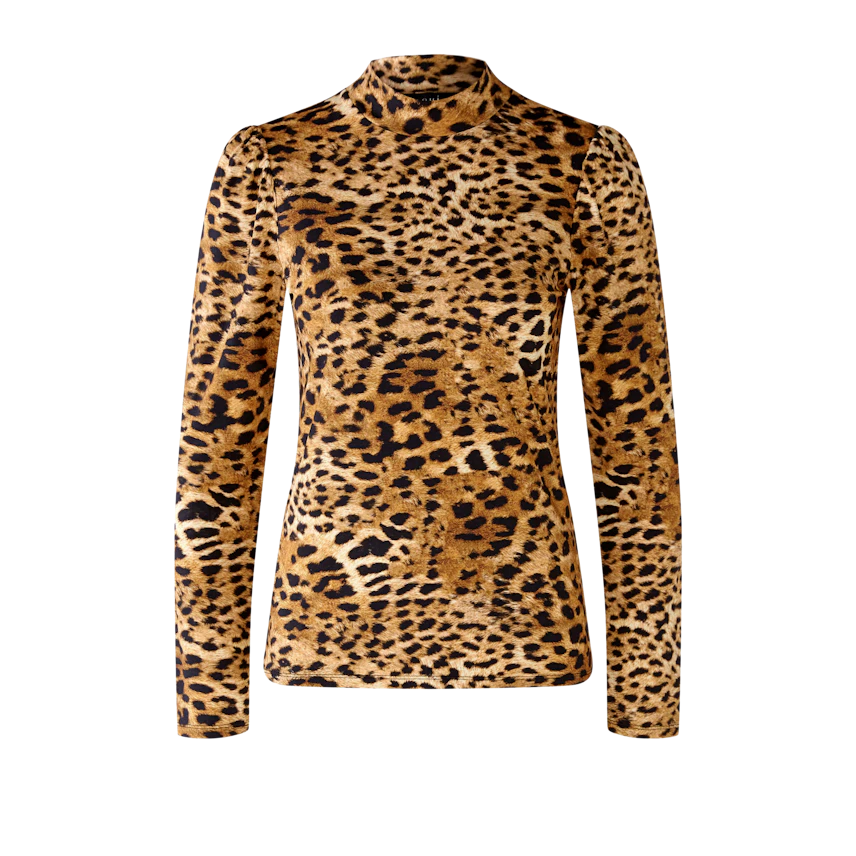Image 6 of Long-sleeved shirt - darkcamel black in darkcamel black | Oui