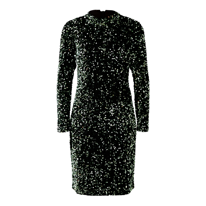 Image 7 of Dress - dark green in dark green | Oui