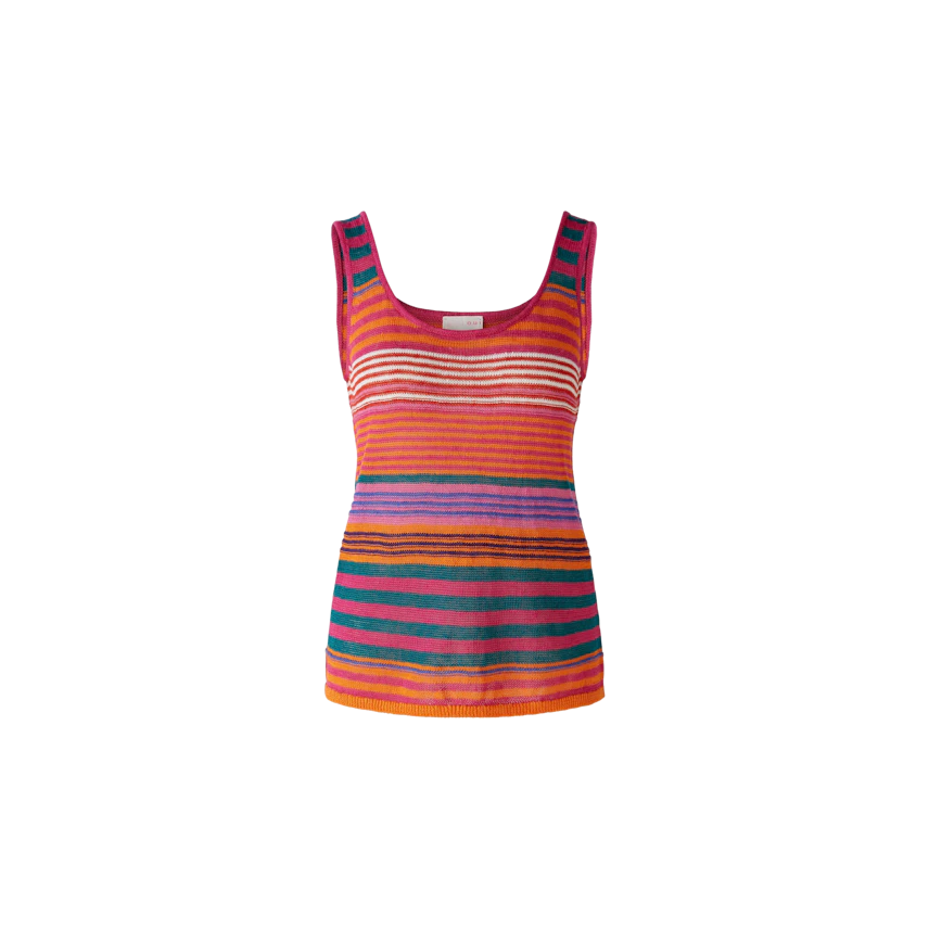 Image 7 of Knitted top - pink green in pink green | Oui