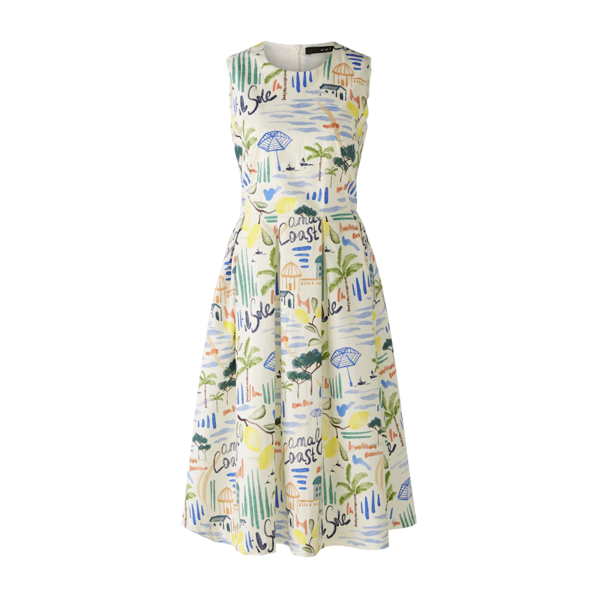 Bild 7 von Midikleid - white blue in white blue | Oui