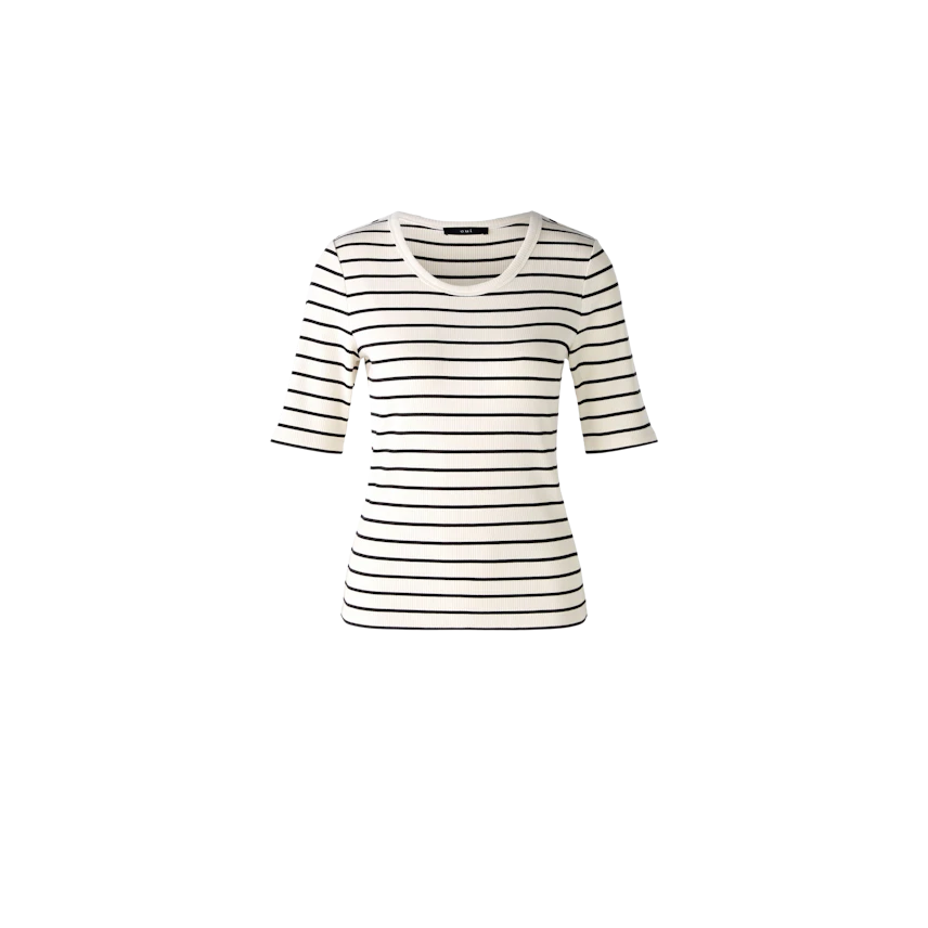 Image 5 of T-shirt - offwhite black in offwhite black | Oui