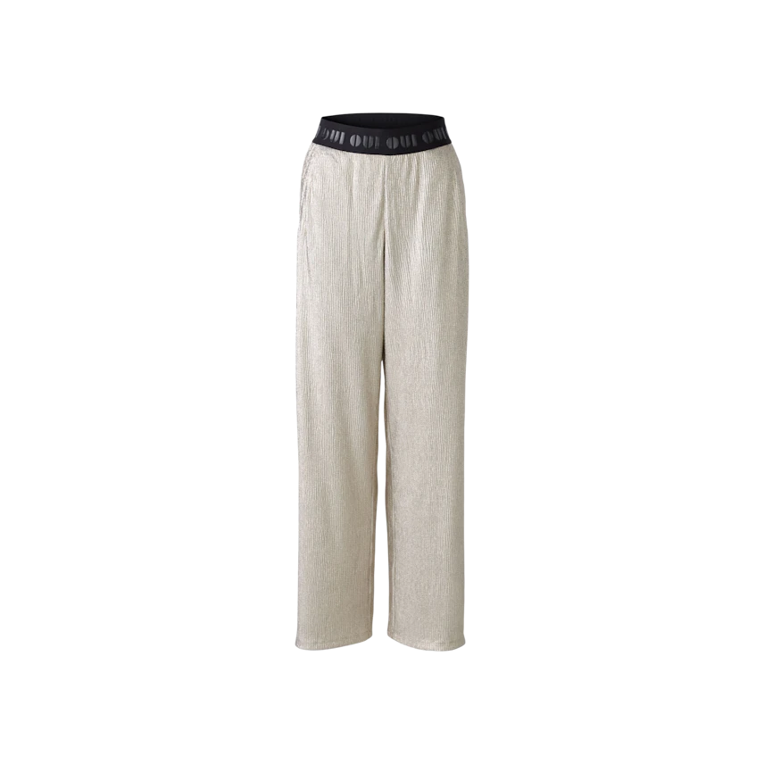Image 5 of Trousers - light gold in light gold | Oui