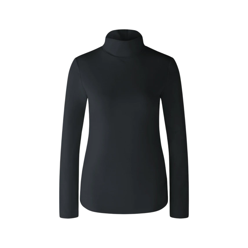 Image 6 of Turtleneck shirt - black in black | Oui