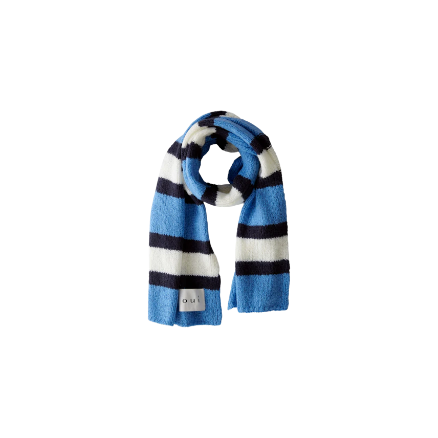 Bild 4 von Strickschal - blue white in blue white | Oui