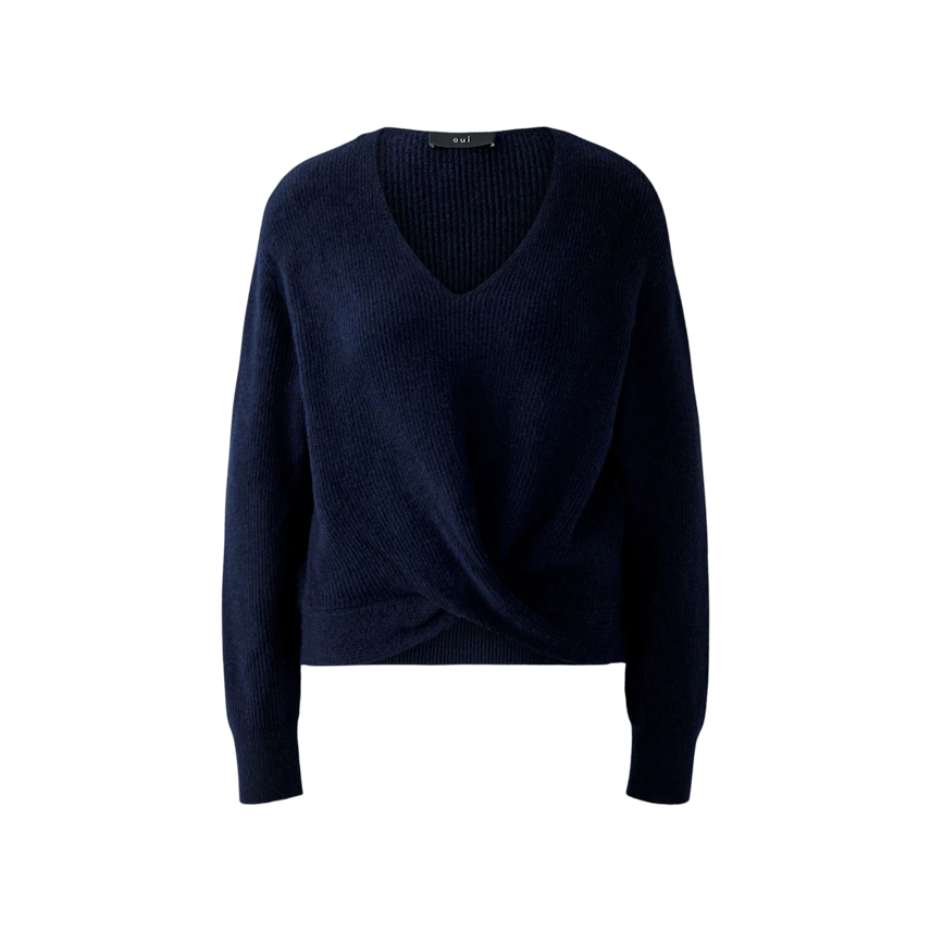 Image 6 of pullover - darkblue in darkblue | Oui