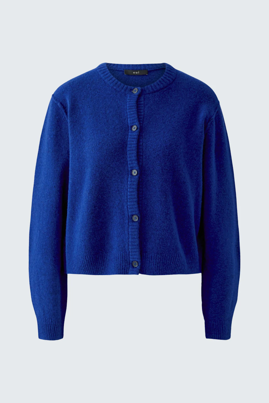 Image 5 of ILAYA Cardigan - royal blue in royal blue | Oui