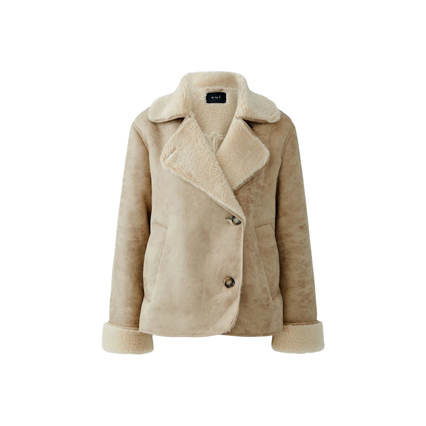 Image 8 of Outdoor jacket - stone in stone | Oui